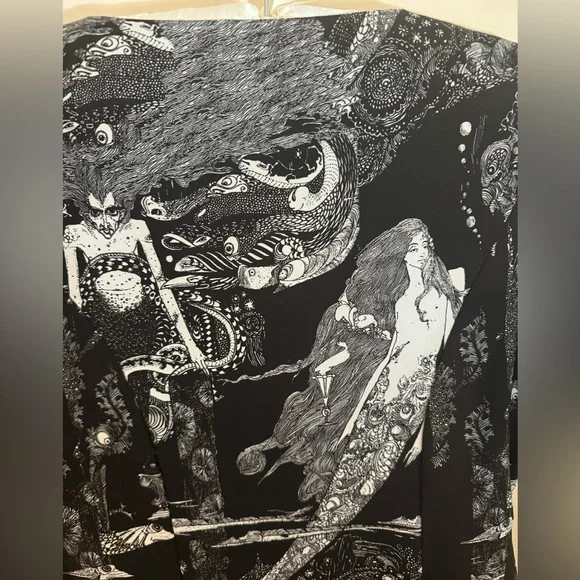 Blackmilk Clarke’s Little Mermaid Evil V Dress - Picture 9 of 9